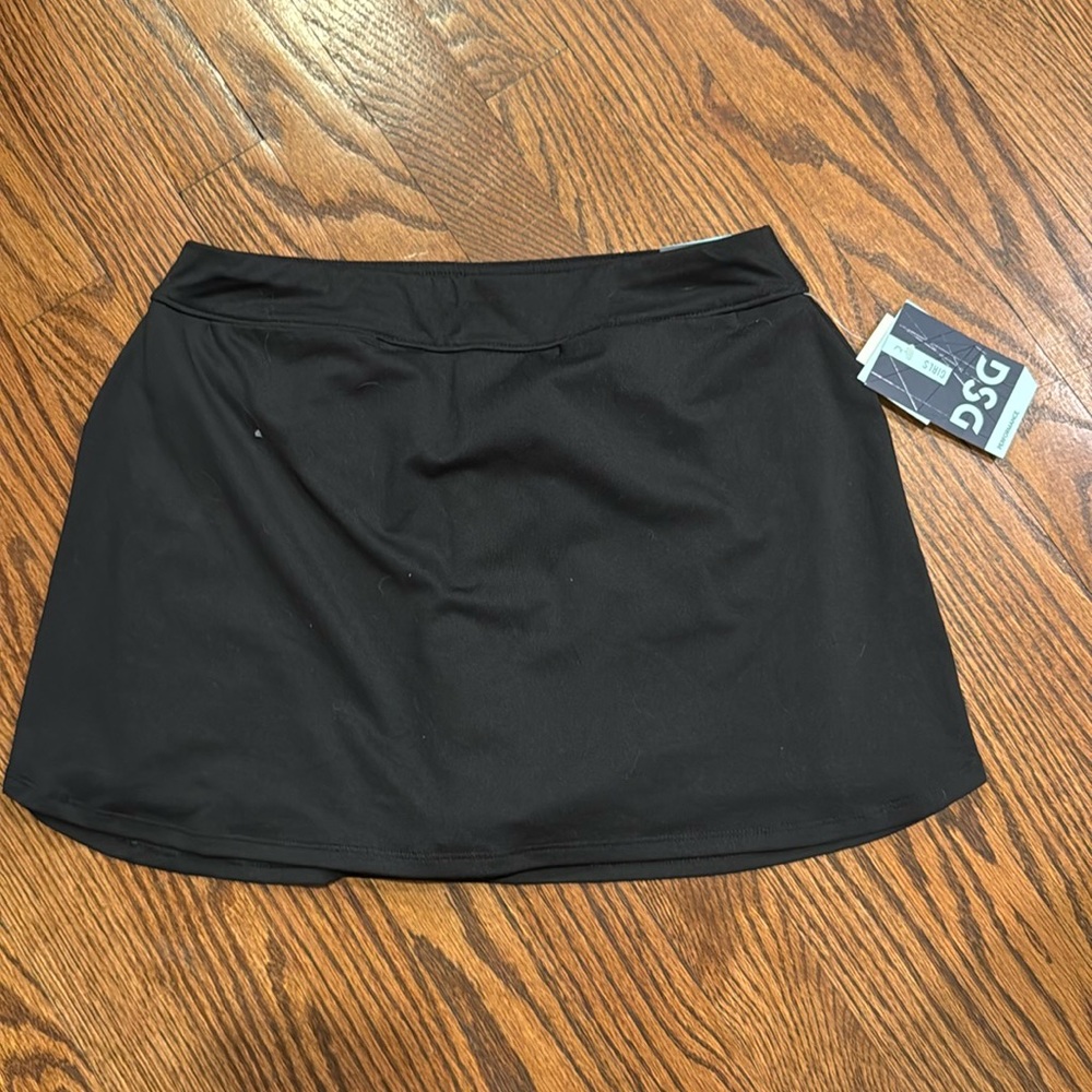 DSG girls black mid rise squirt size XL